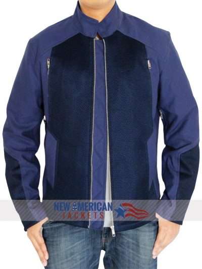 Blue Steve Rogers Captain America Jacket