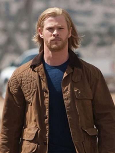 Chris Hemsworth Thor Brown Leather Jacket