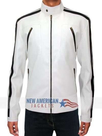 Aaron Paul Need For Speed White Jacket