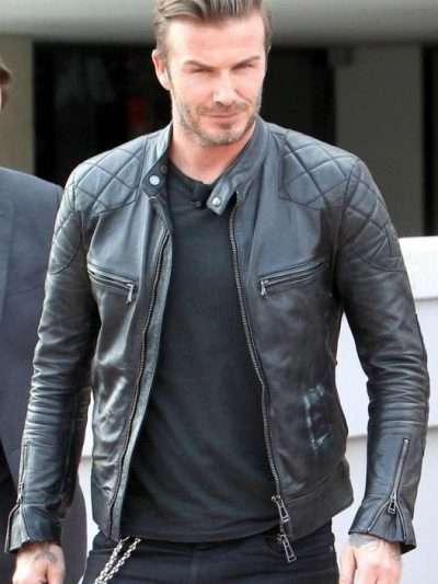 David Beckham leather Jacket
