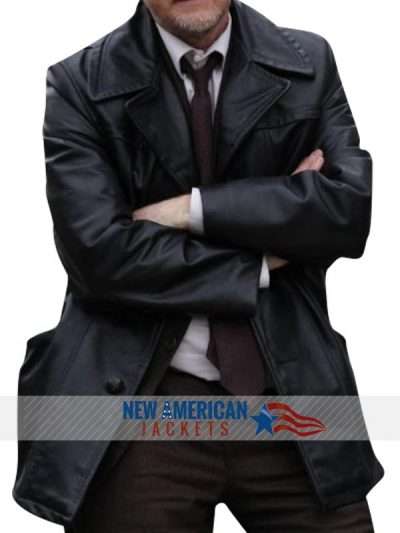 Donal Logue Gotham leather Jacket