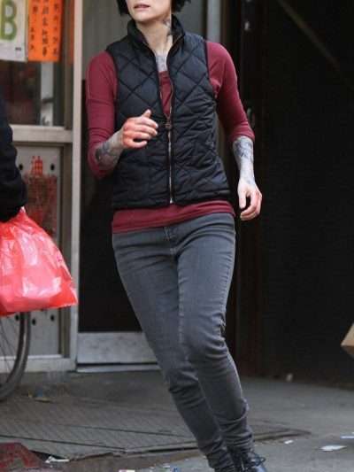 BLINDSPOT WOMEN BLACK PUFFER VEST