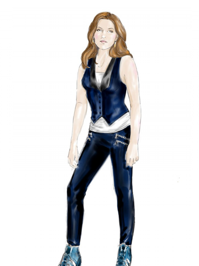 PITCH PERFECT 2 FEMALE LEATHER VEST