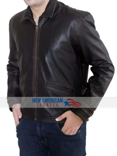 James Bond Brown Leather Jacket