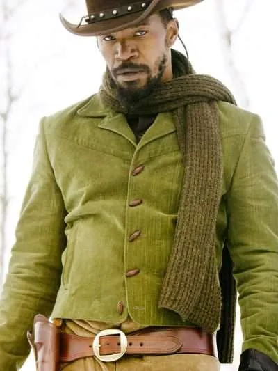 Jamie Foxx Django Green Jacket