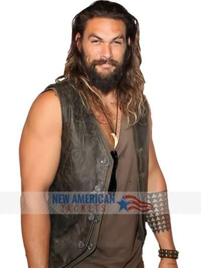 Jason Momoa Leather Vest