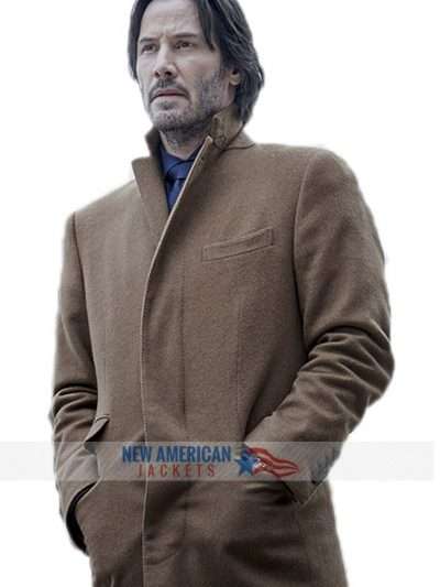 Siberia Keanu Reeves trench Coat