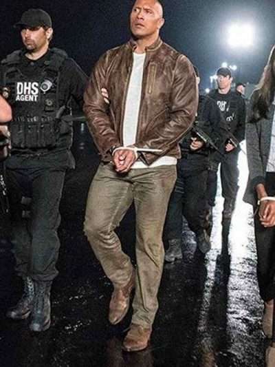 The Rock's jacket in Rampage