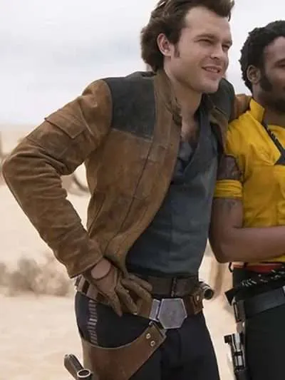 Solo A Star Wars Story 2018 Suede Leather Jacket