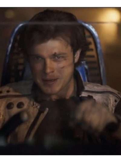 Han Solo a Star Wars Story Alden Ehrenreich Leather Vest