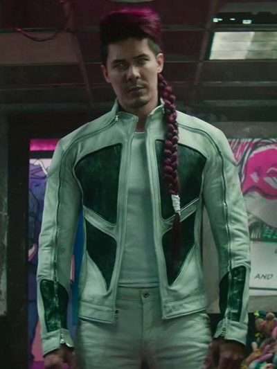 Lewis Tan Shatterstar Leather Jacket