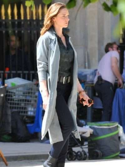 Ilsa Faust Mission Impossible 6 Grey Trench Coat