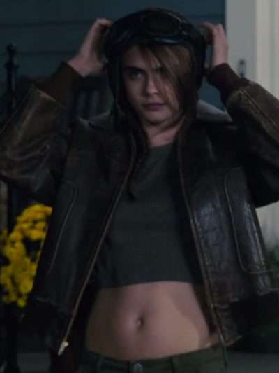 Paper Town Cara Delevingne Leather Jacket