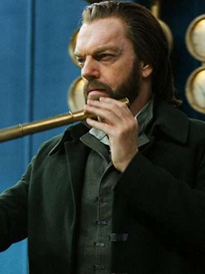 Mortal Engines Hugo Weaving Black Trench Coat