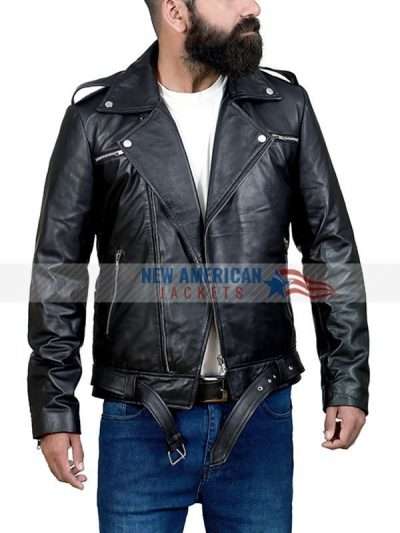 Black Leather Motorcycle Jacket