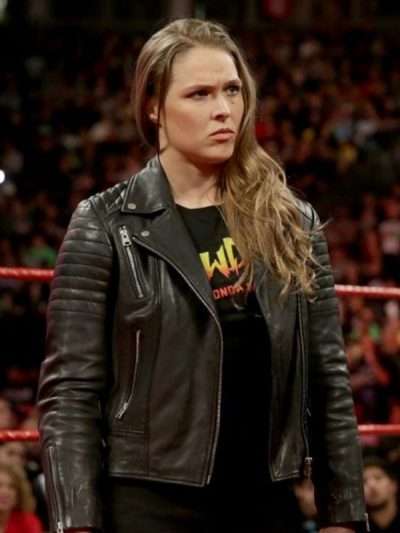 Ronda Rousey Quilted Leather Jacket