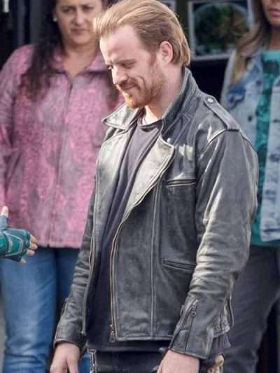 Robert Kazinsky Captain Marvel Leather Jacket
