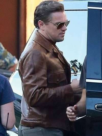 Rick Dalton Once Upon a Time in Hollywood Brown Leather Jacket