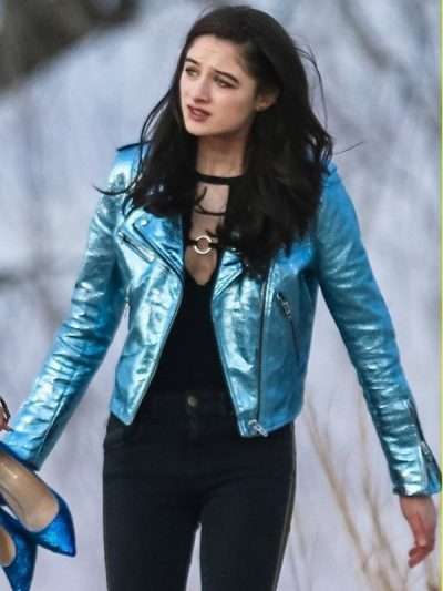 Raffey Cassidy Vox Lux Blue Jacket