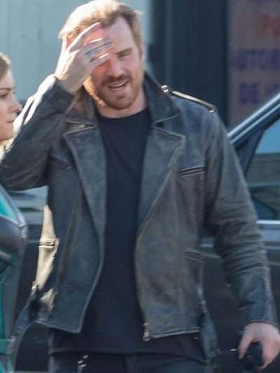 Robert Kazinsky Captain Marvel Leather Jacket