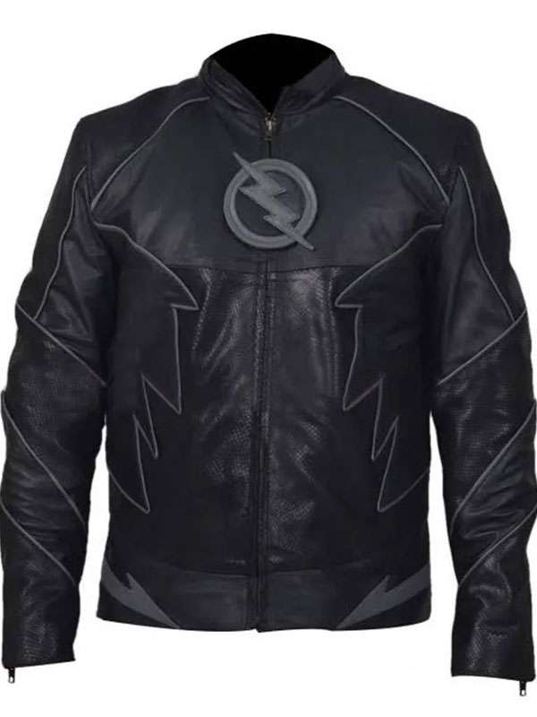 Teddy Sears The Flash Black Leather Jacket
