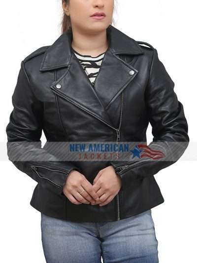 FIGHTING WITH MY FAMILY LEATHER JACKET