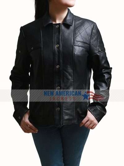 Alita Black Real Leather Jacket