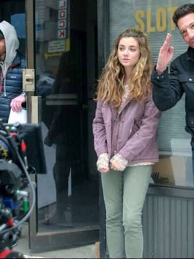 The Punisher Giorgia Whigham Purple Cotton Jacket