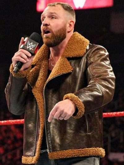 WWE Wrestler Dean Ambrose Shearling Jacket