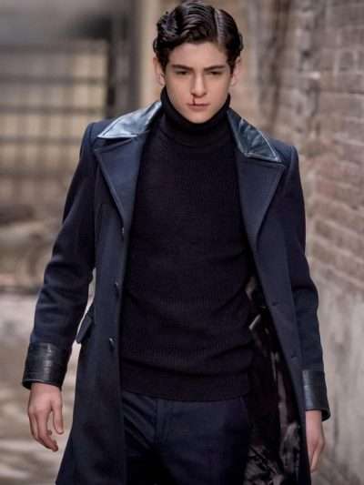 Gotham Bruce Wayne Black Trench Coat