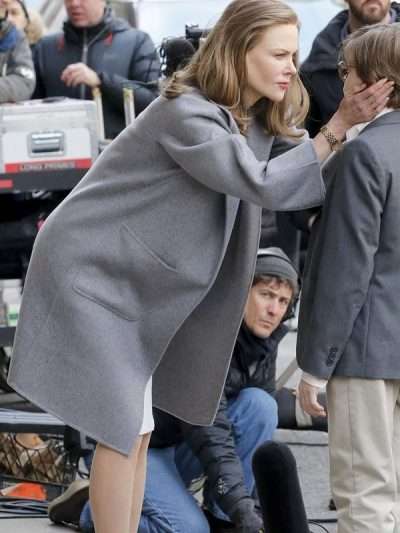 The Goldfinch Mrs Barbour Grey Fleece Trench Coat
