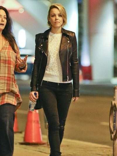 Rachel McAdams Toronto Black Leather Jacket
