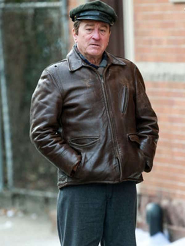 The Irishman Robert De Niro Leather Jacket