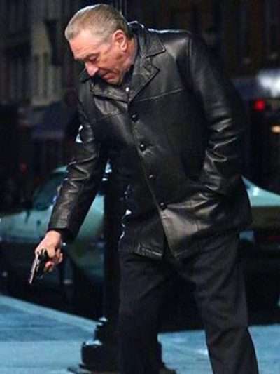 Frank Sheeran The Irishman Black Leather Jacket