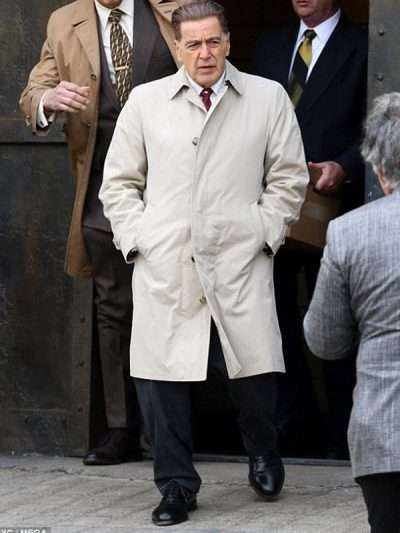 Al Pacino The Irishman White Trench Coat