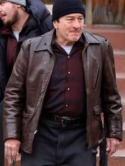 Frank Sheeran The Irishman Brown Leather Jacket