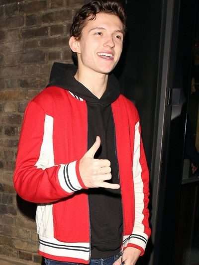 Tom Holland Audition Flip Red Jacket