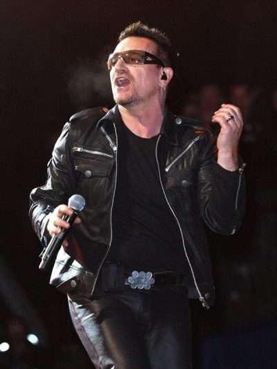 Bono Vox U2 Innocence Experience Leather Jacket