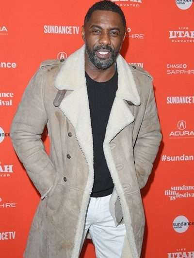 Idris Elba Yardie Event Suede Leather Coat