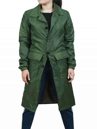 Satu Järvinen Green Trench Coat