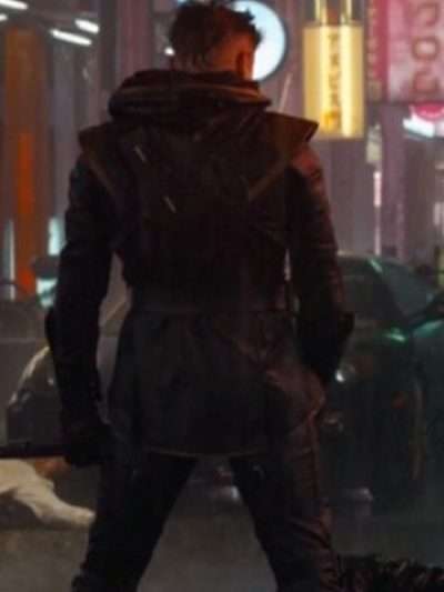Avengers Endgames Jeremy Renner Hooded Leather Jacket
