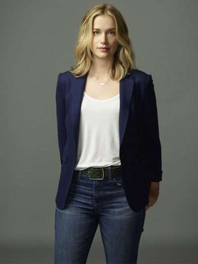 You Elizabeth Lail Blue Blazer Coat for Womens