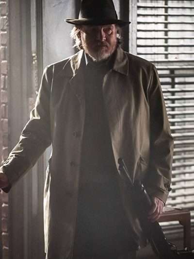 Donal Logue Gotham TV Series Cotton Coat