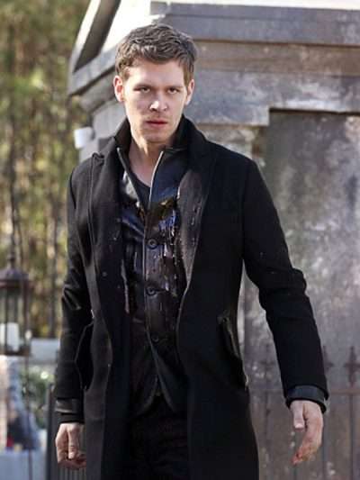 Nicklaus Mikaelson The Originals Black Wool Coat