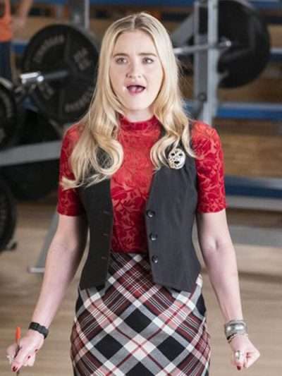 TV Series Schooled Lainey Lewis Black Vest