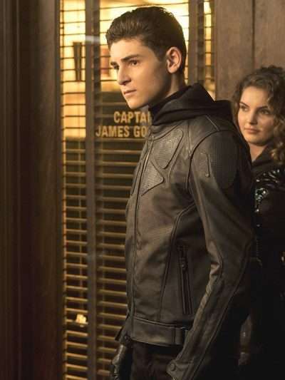 Bruce Wayne Gotham Black Leather Jacket