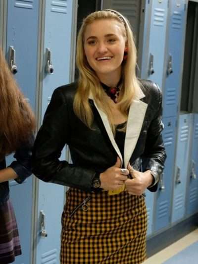 Schooled AJ Michalka Black Jacket