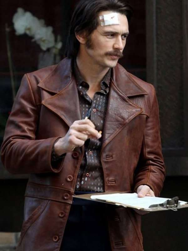 James Franco The Deuce Brown Leather Jacket
