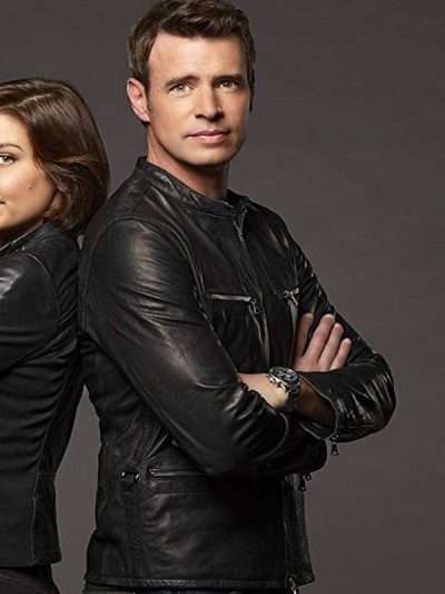 Scott Foley Leather Jacket from TV Series Whiskey Cavalier