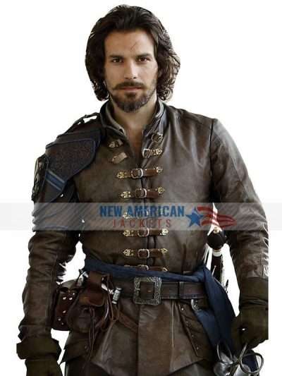 TV Series The Musketeers Santiago Cabrera Leather Jacket